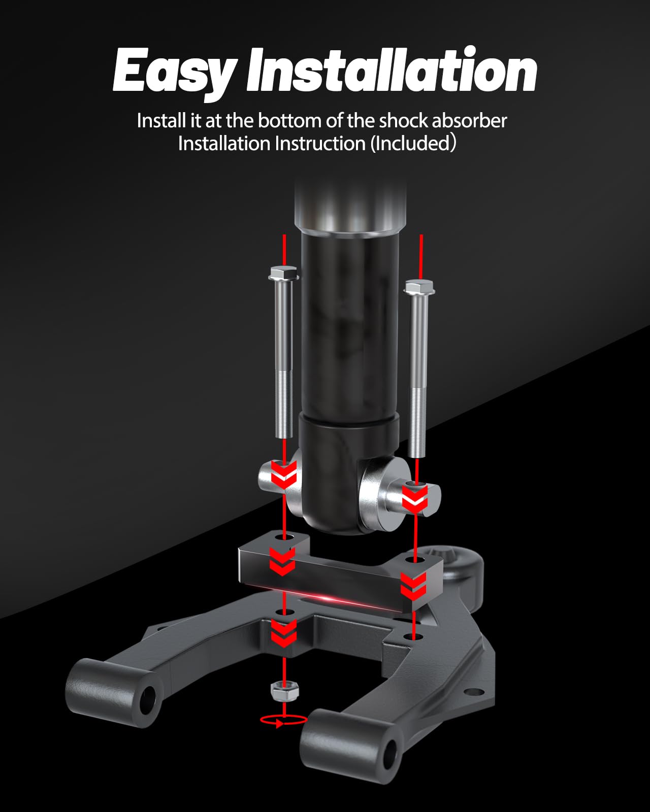 EVIL ENERGY 12-9 grade bolts with anodized finish resist corrosion