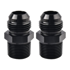 EVIL ENERGY 12AN to 1/2 NPT adapter in-line view, ready for installation.
