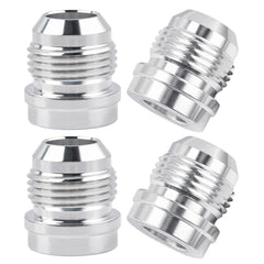 EVIL ENERGY 12AN weld bung kit: compact aluminum fittings for secure connections.