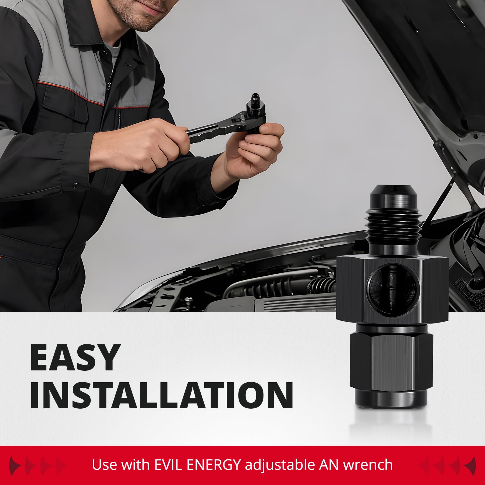 EVIL ENERGY aluminum take-off supports up to 1,500 PSI for demanding use.
