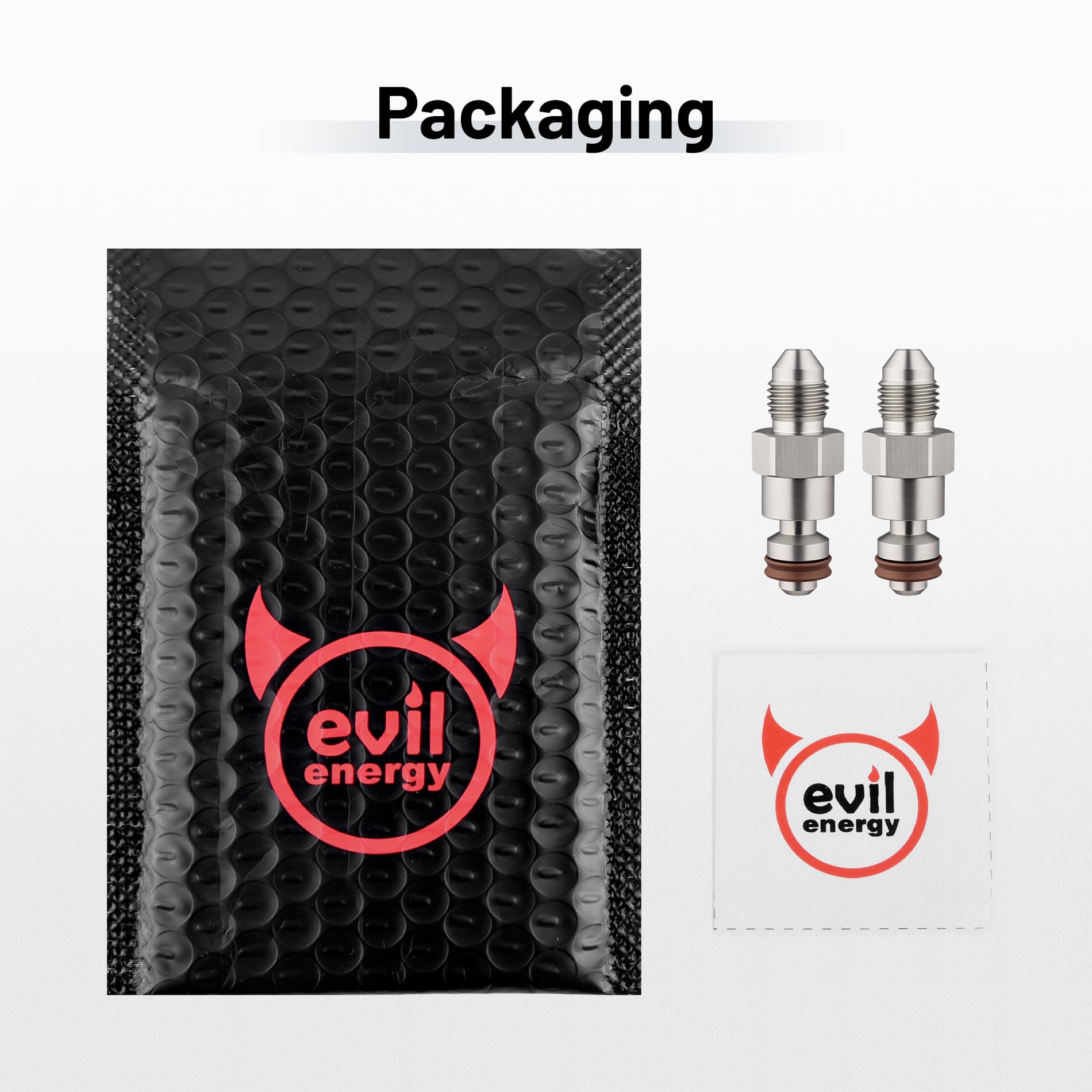 EVIL ENERGY 1500 PSI max suitable for high-pressure lines.