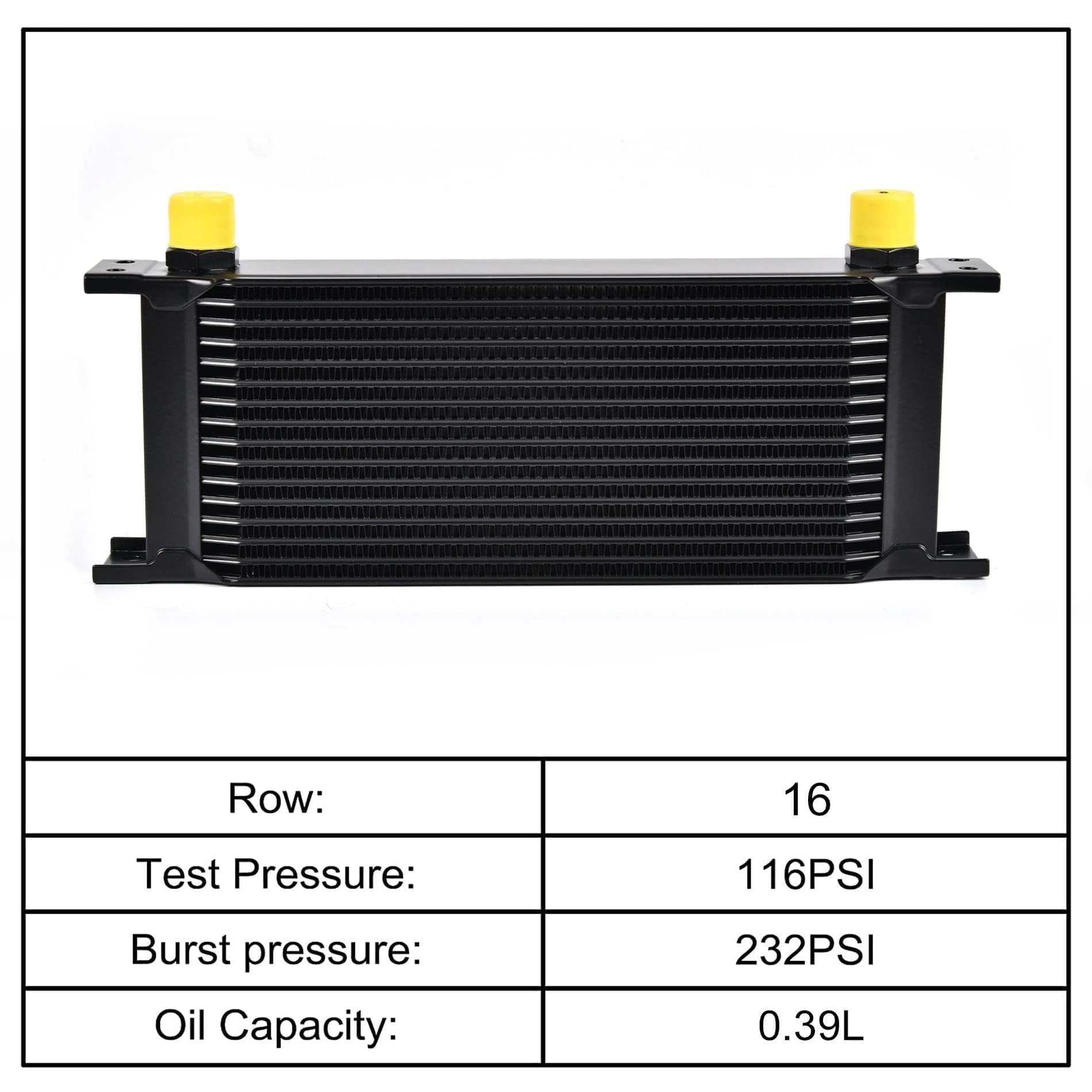 EVIL ENERGY 16-row cooler bracket compatibility image demonstrates universal mounting