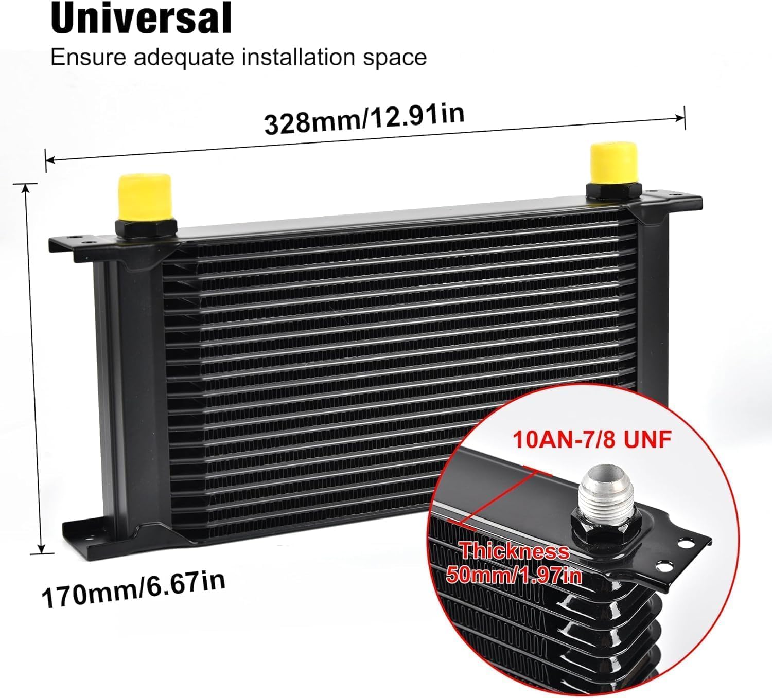 EVIL ENERGY 19-row cooler kit side profile with compact aluminium design.