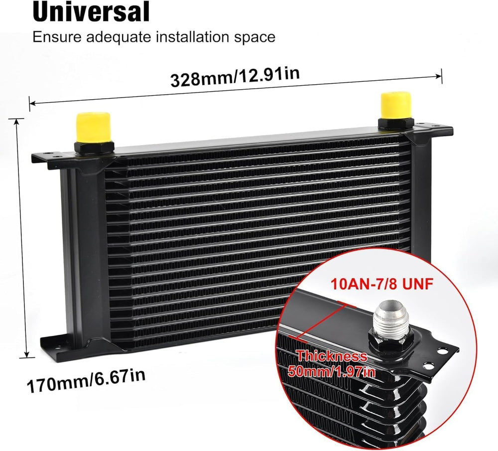 EVIL ENERGY 19-row cooler kit side profile with compact aluminium design.
