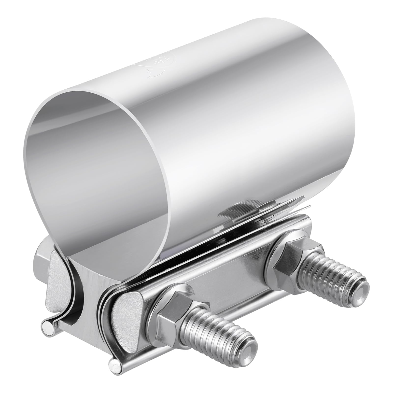 EVIL ENERGY 2.0-inch exhaust clamp connects two pipes securely for easy installation.