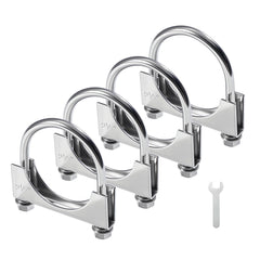 EVIL ENERGY 2-5-inch U-bolt exhaust clamp set secures exhaust pipes for a tight seal