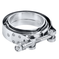 EVIL ENERGY 2.5-inch V-band clamp with flange shown for exhaust system use and easy swaps