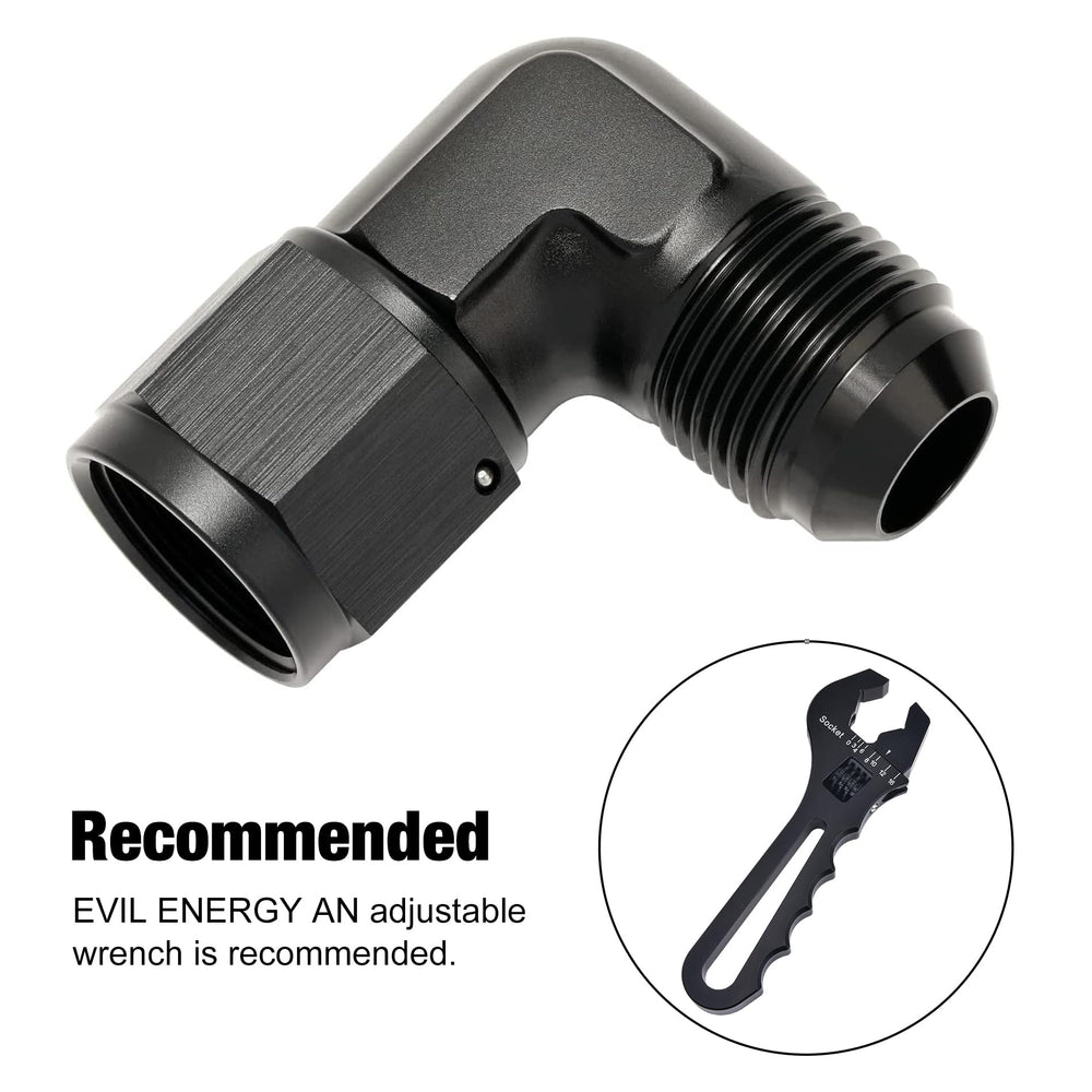 EVIL ENERGY 2-pack 4AN flare swivel fitting offers ready-to-use kit.
