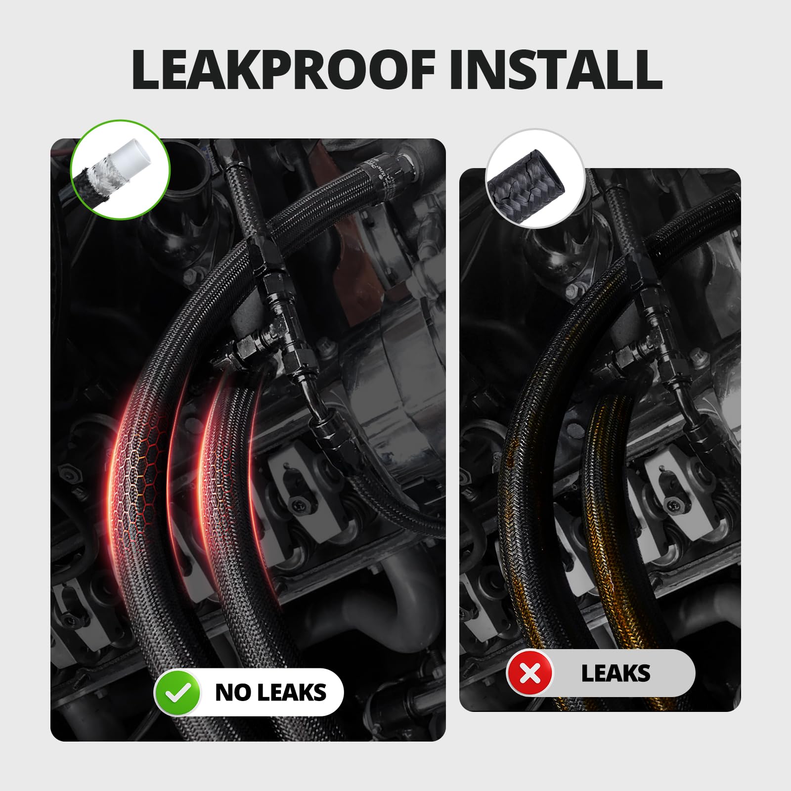 EVIL ENERGY 25ft fuel line length enables flexible routing.