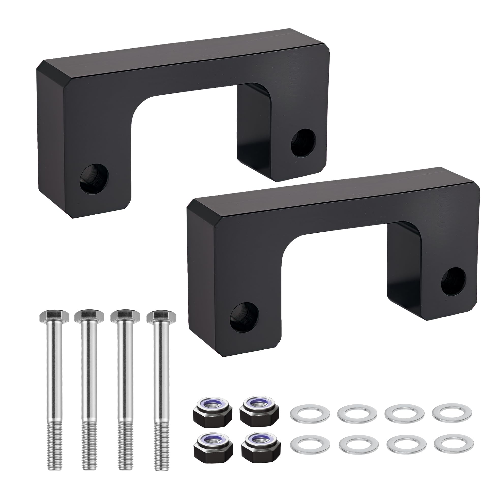 EVIL ENERGY 2-Inch front strut spacers for Chevy Silverado improve stance and ground clearance