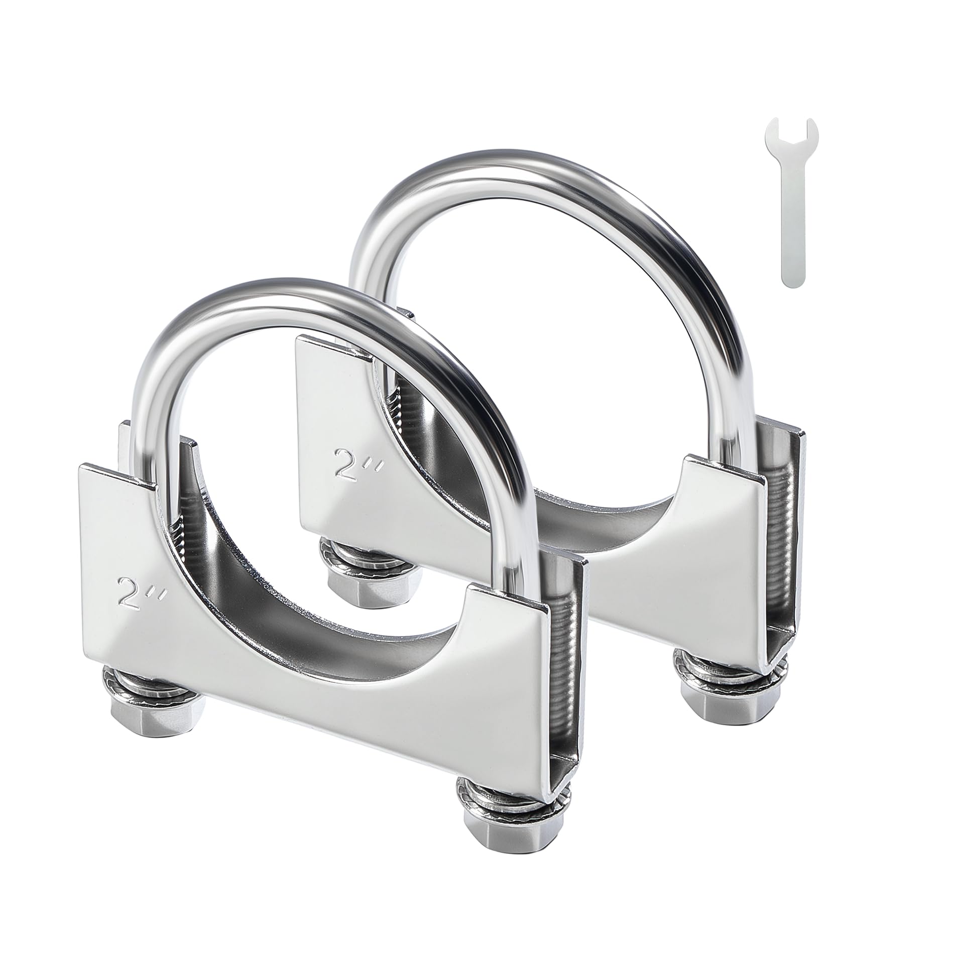Durable stainless steel construction faces heat and road wear.