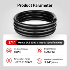 EVIL ENERGY 60 psi working pressure rating supports reliable performance in vehicle cooling systems.