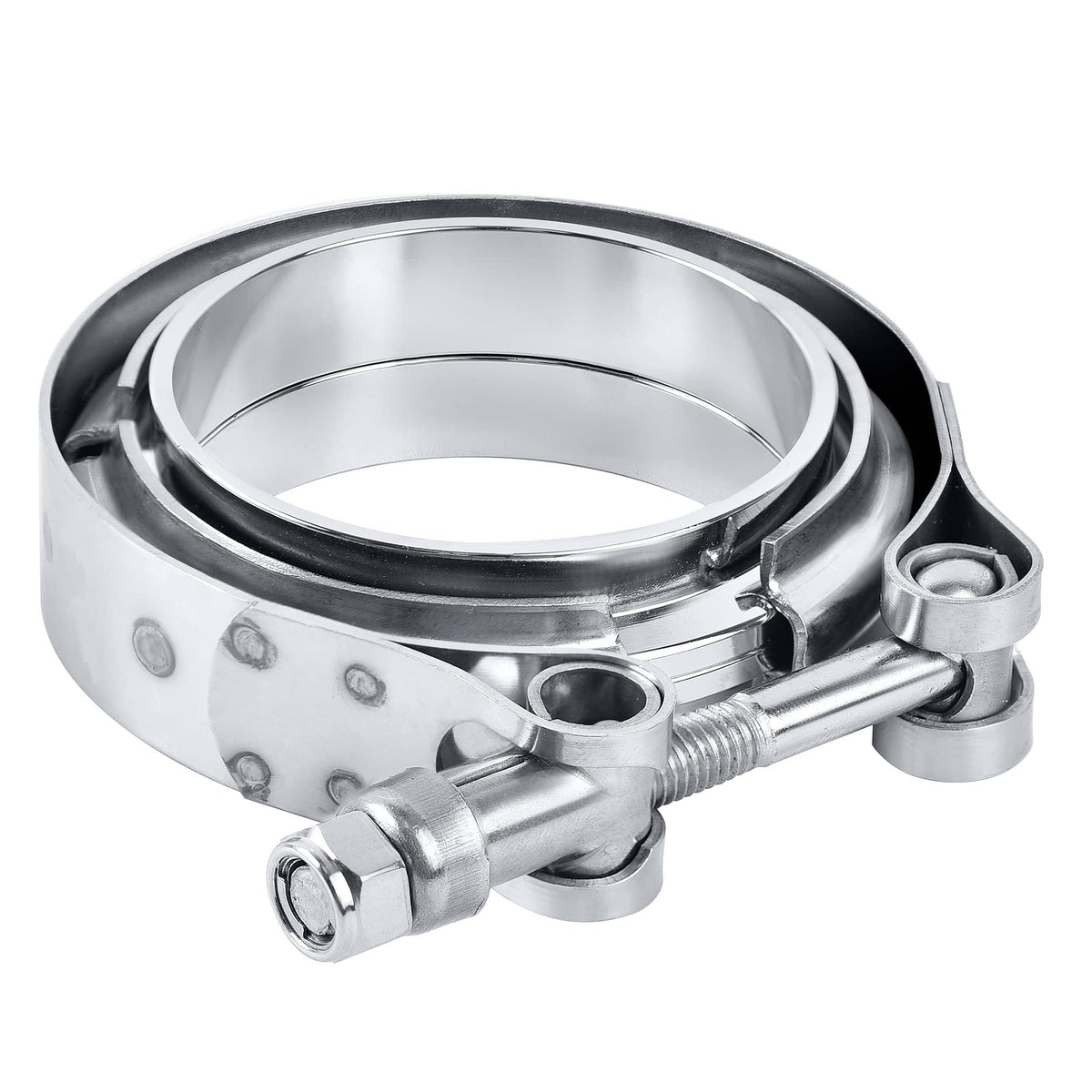 EVIL ENERGY 3.5inch V-Band clamp with flange for quick, secure seals