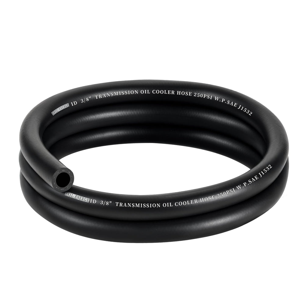 EVIL ENERGY 3/8-inch transmission hose closeup highlights durable CPE construction