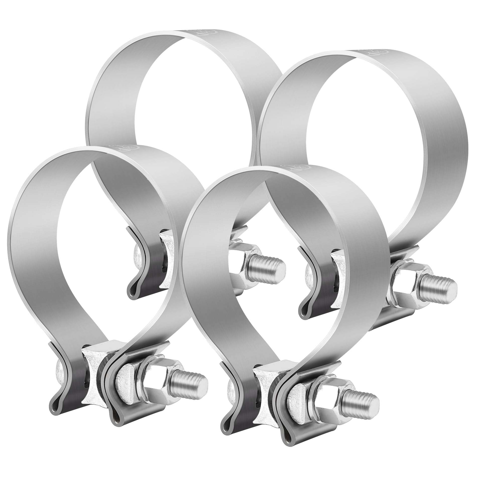 EVIL ENERGY 3-inch exhaust clamp assembly demonstrates secure, durable pipe joining.