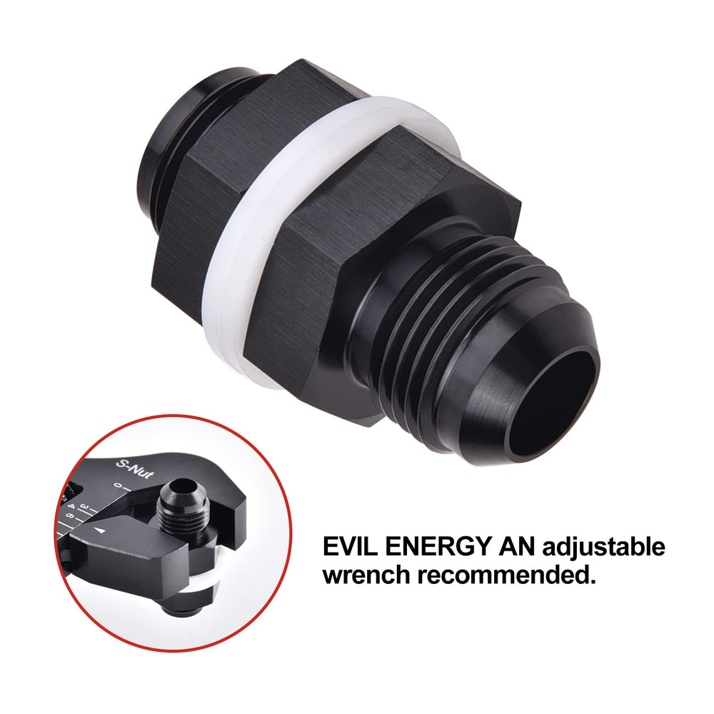 EVIL ENERGY 37-degree flare seal helps achieve leak-resistant fuel line joints.