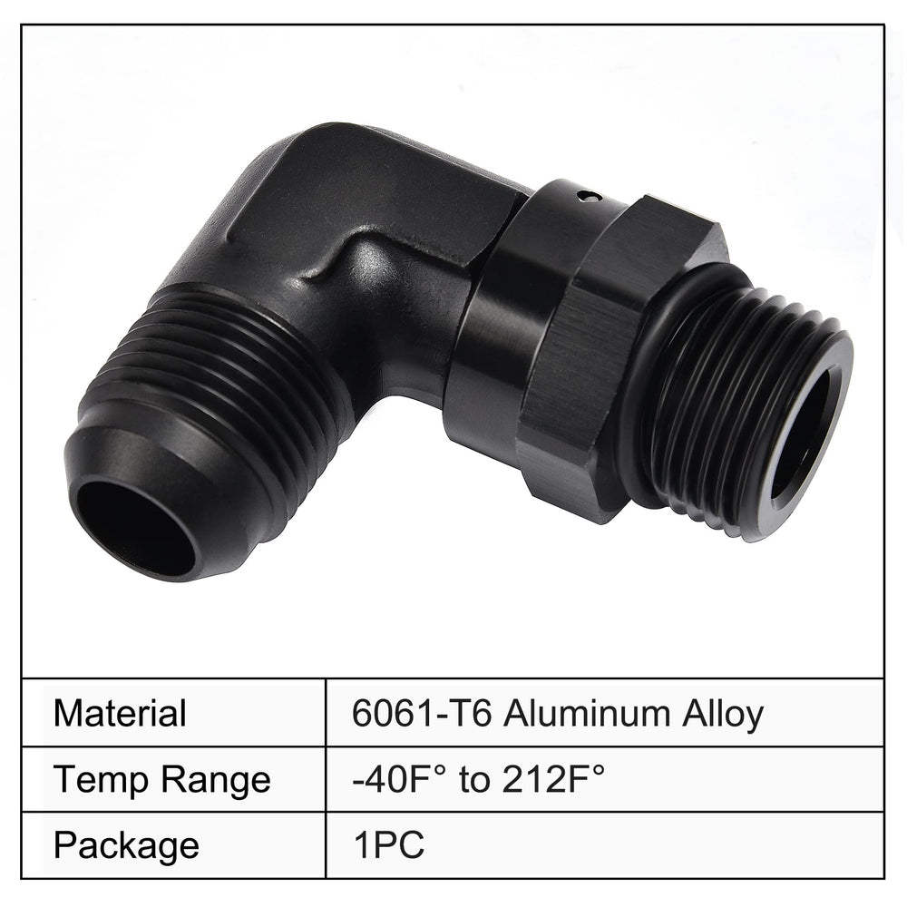 EVIL ENERGY 37-degree flare seal detail for reliable routing of fluids.