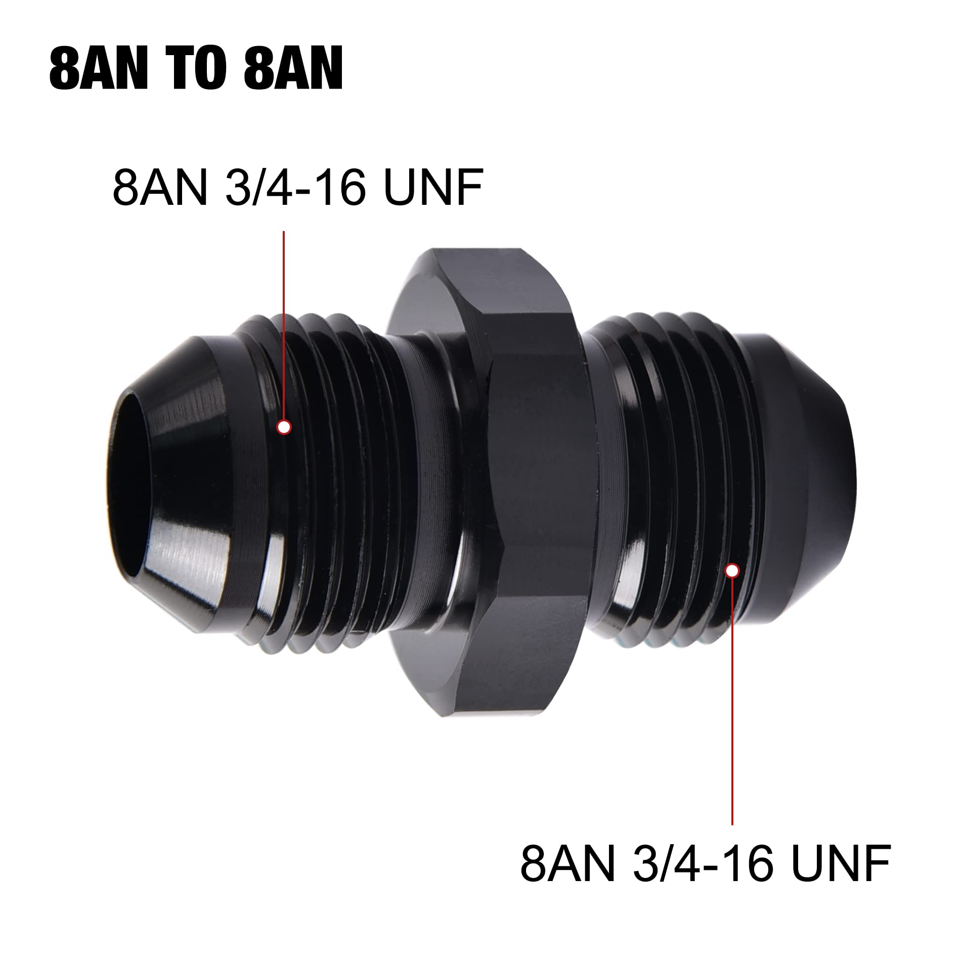 EVIL ENERGY 37-degree flare seal demonstrates tight seating to reduce leaks.