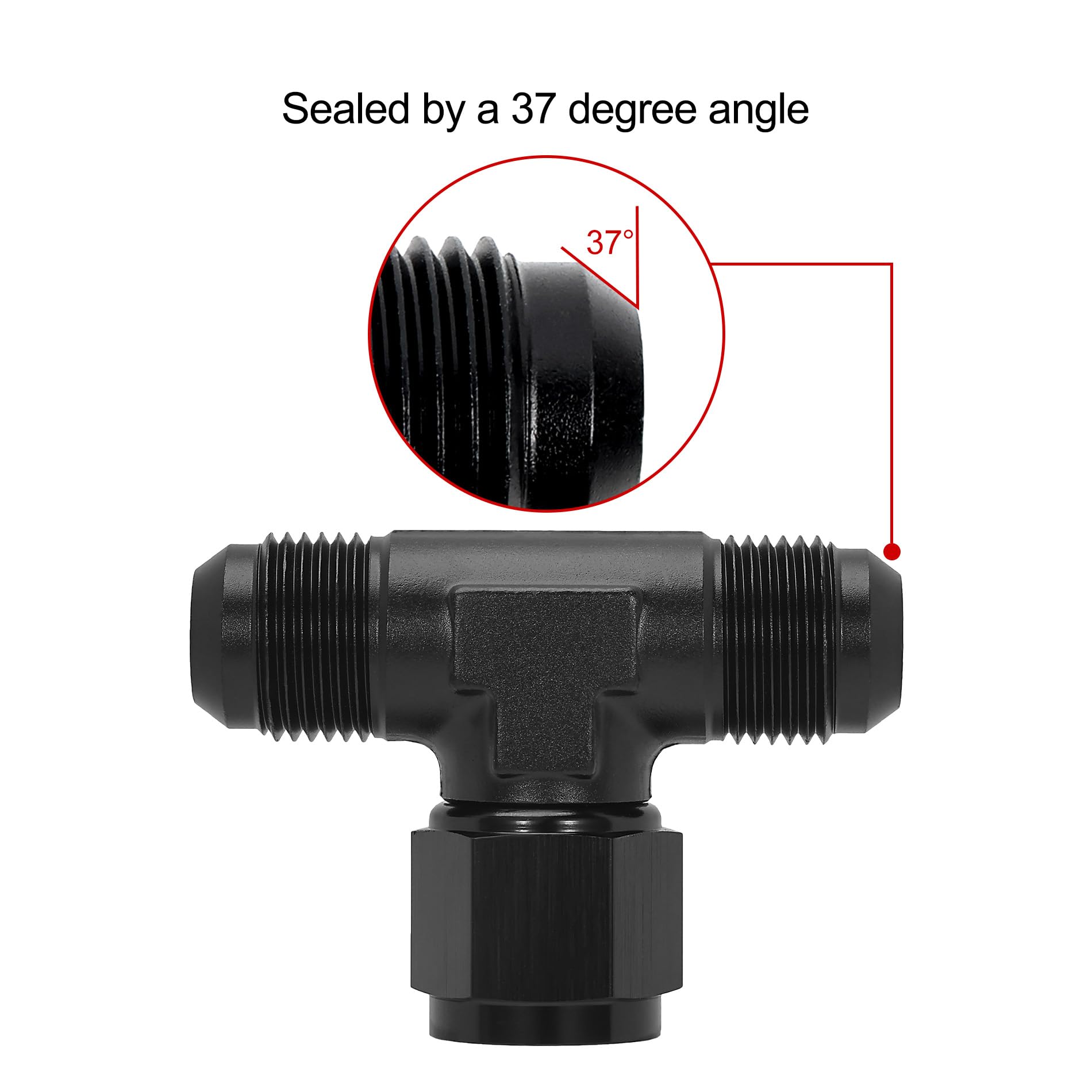 EVIL ENERGY 37-degree flare seal ensures reliable connection under pressure