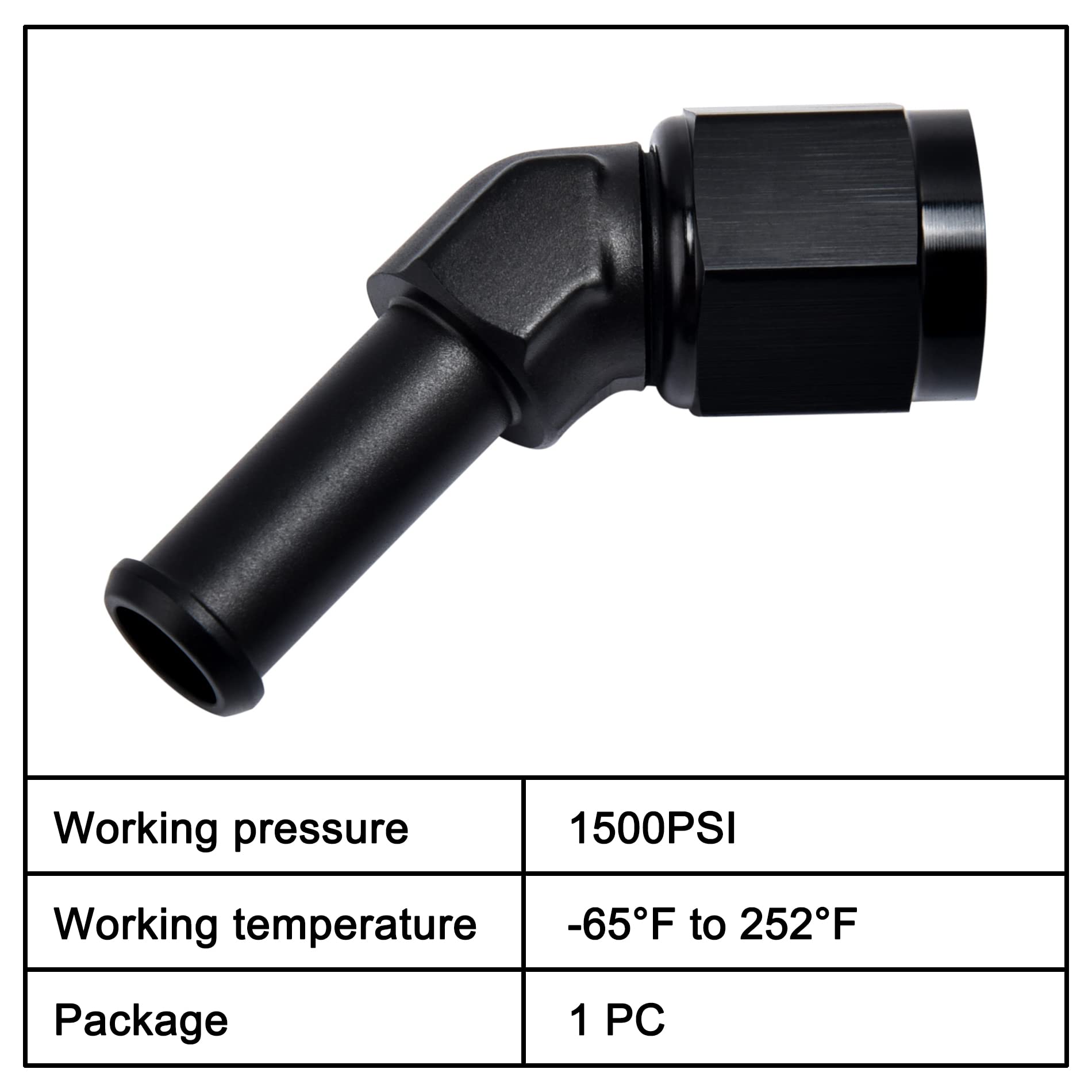 EVIL ENERGY 37-degree sealed flare for tight, reliable sealing.