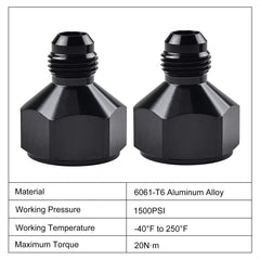 EVIL ENERGY 37-degree sealing on AN side for leak-resistant, tight fittings.
