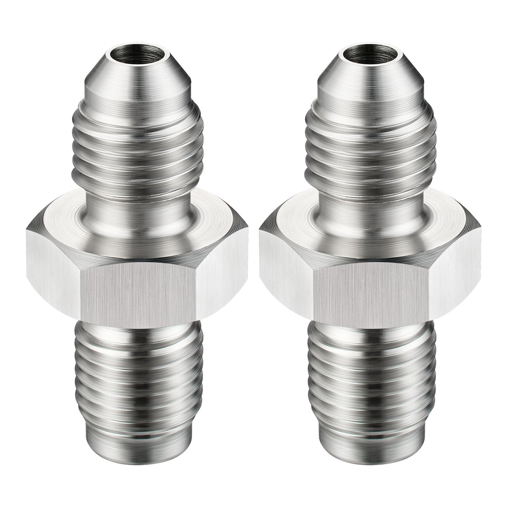 EVIL ENERGY 3AN to 3/8-24 inverted flare adapter straight 2-pack for secure connections
