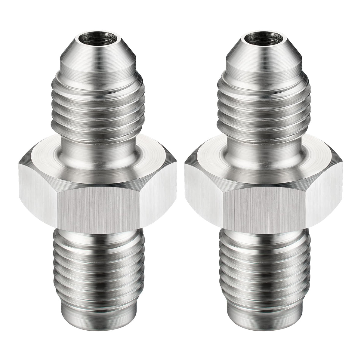 EVIL ENERGY 3AN to 3/8-24 inverted flare adapter straight 2-pack for secure connections