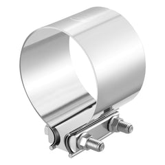 EVIL ENERGY 4.0-inch exhaust clamp secures a pipe-to-pipe joint on vehicles.
