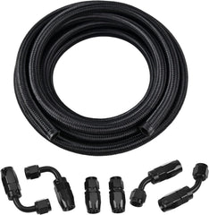 EVIL ENERGY 4AN fuel line kit, 10ft braided hose for durable high-flow fuel routing.