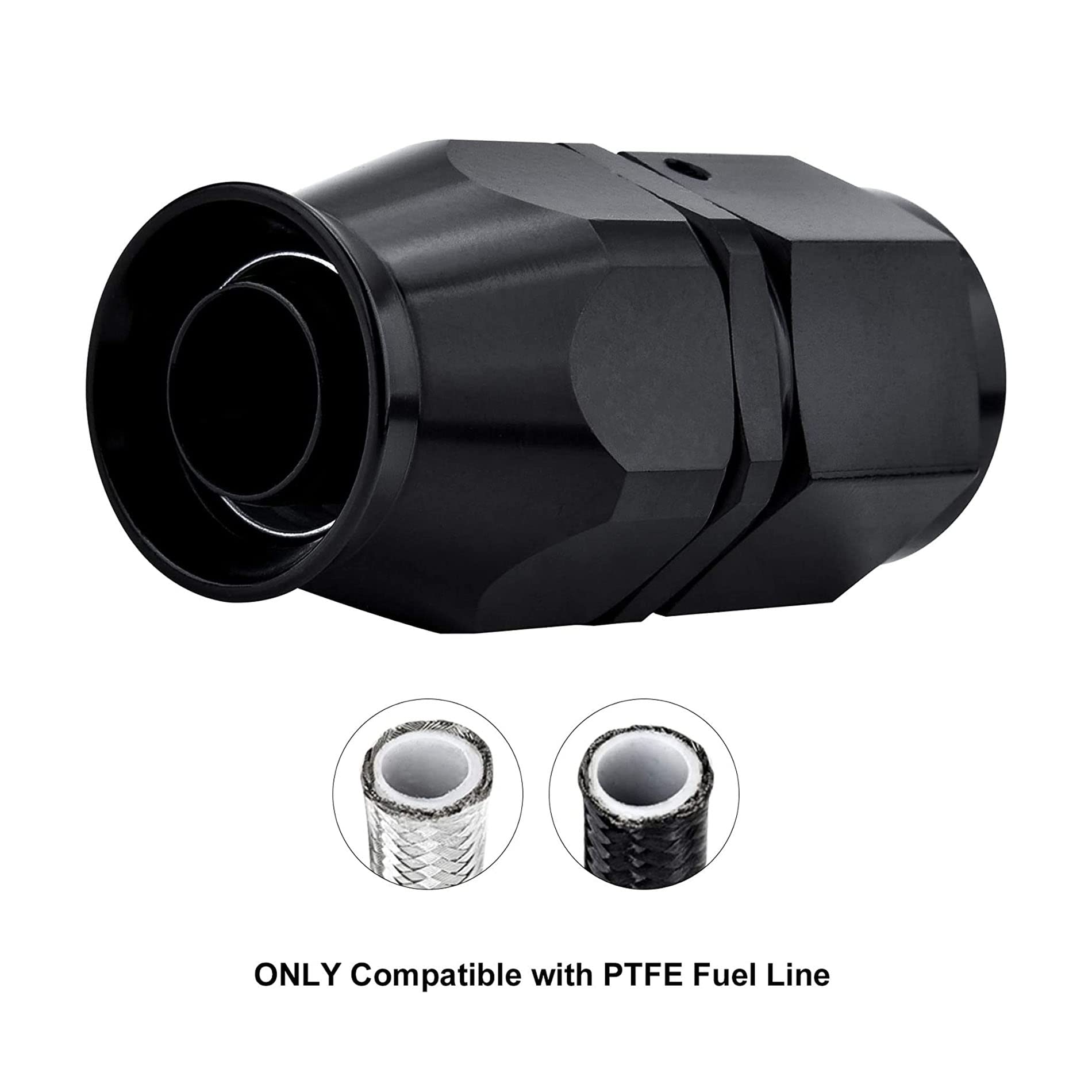 EVIL ENERGY 7/16-20UNF thread ensures compatibility with common PTFE systems.