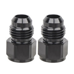 EVIL ENERGY 4AN to 6AN flare reducer adapter front view for precise fuel line fitting
