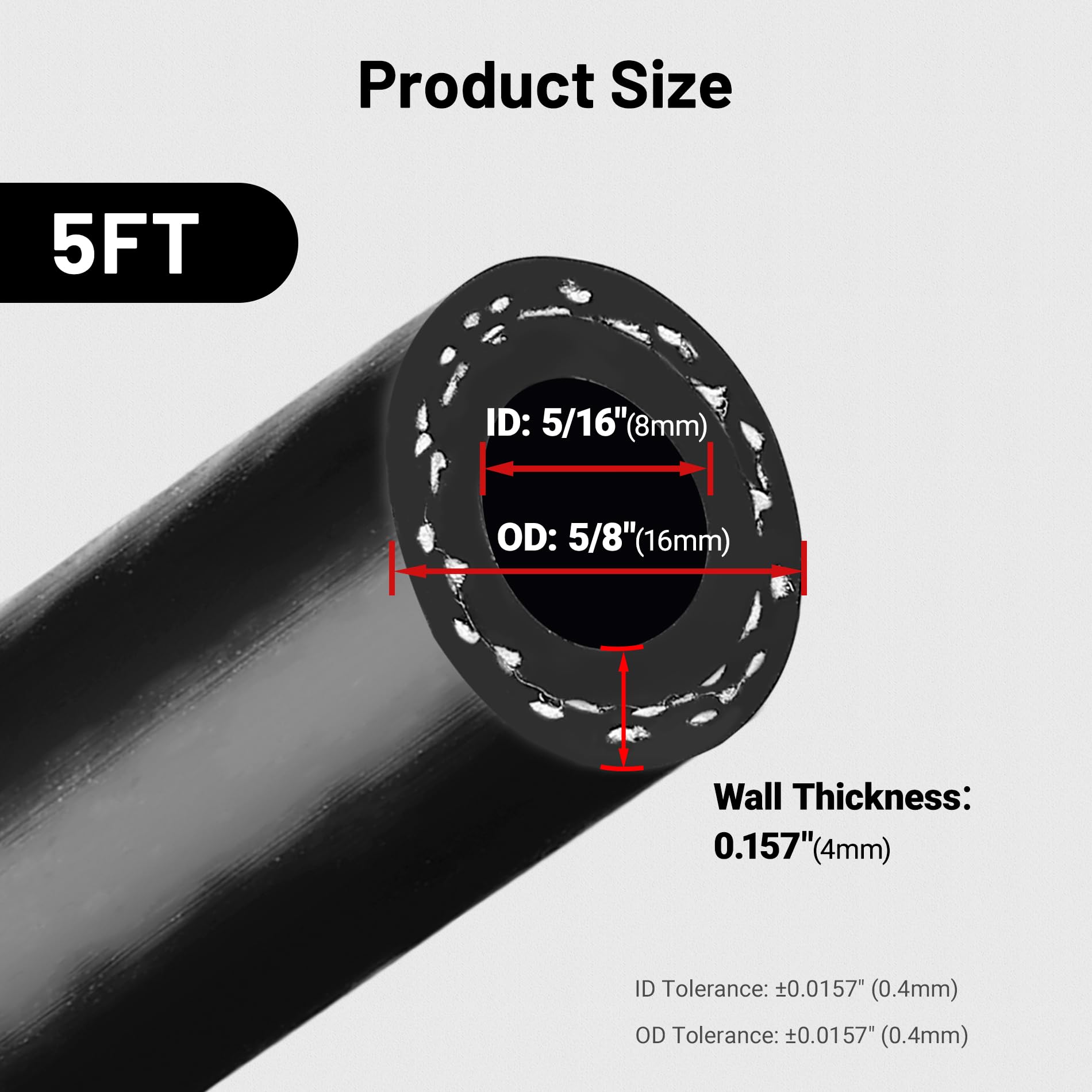 EVIL ENERGY 516 silicone inner and outer layers for high temp resilience.