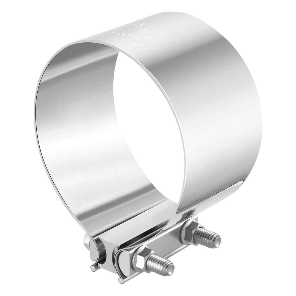 EVIL ENERGY 5in exhaust clamp assembly demonstrates a durable connection for exhaust systems