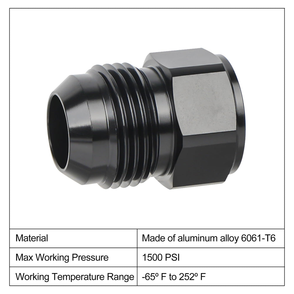 EVIL ENERGY 6061-T6 aluminum black anodized adapter emphasizing corrosion resistance