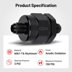 EVIL ENERGY 6061-T6 aluminum body with black anodized finish resists corrosion.