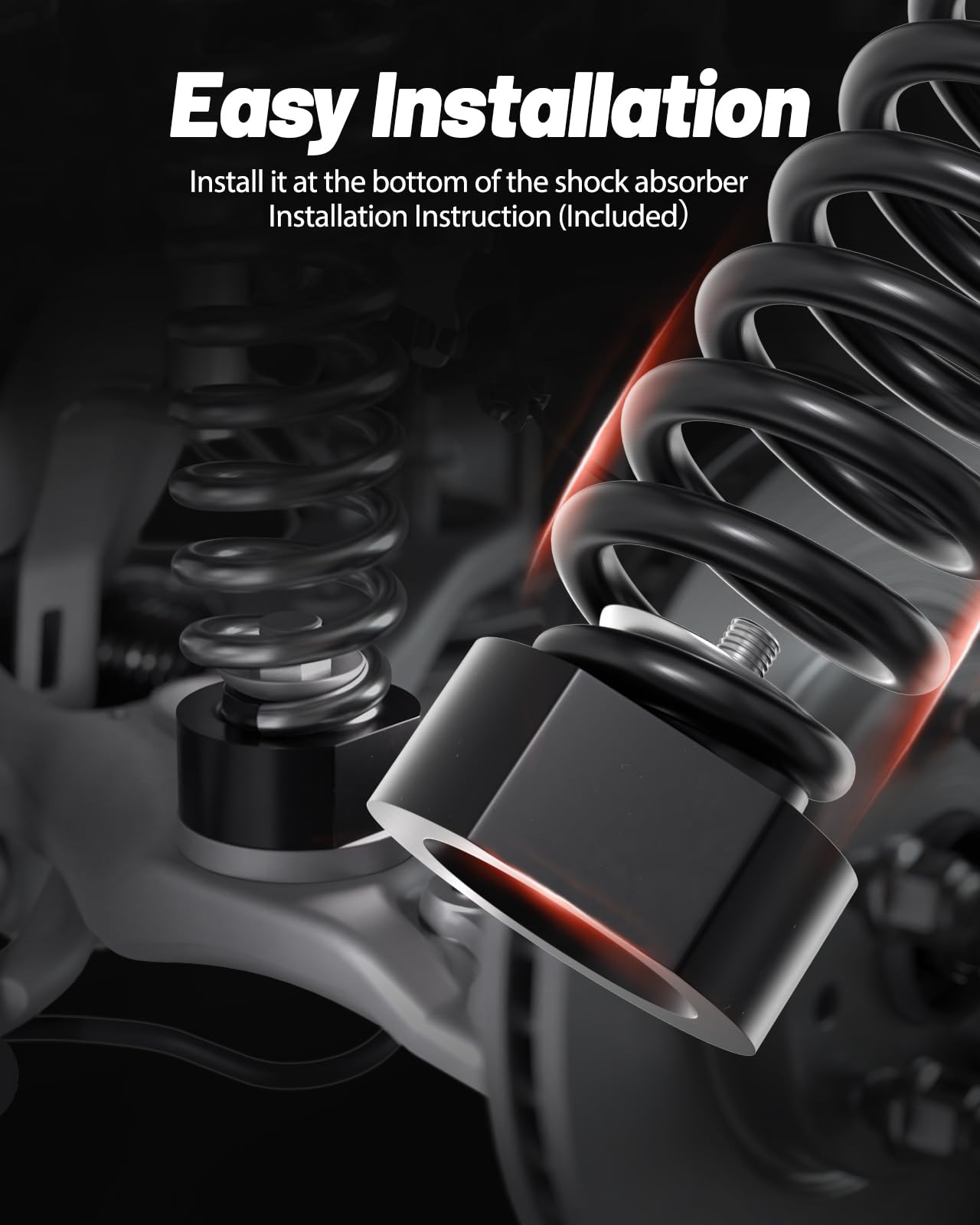 EVIL ENERGY 6061-T6 aluminum spacers highlighted for strength and durability.
