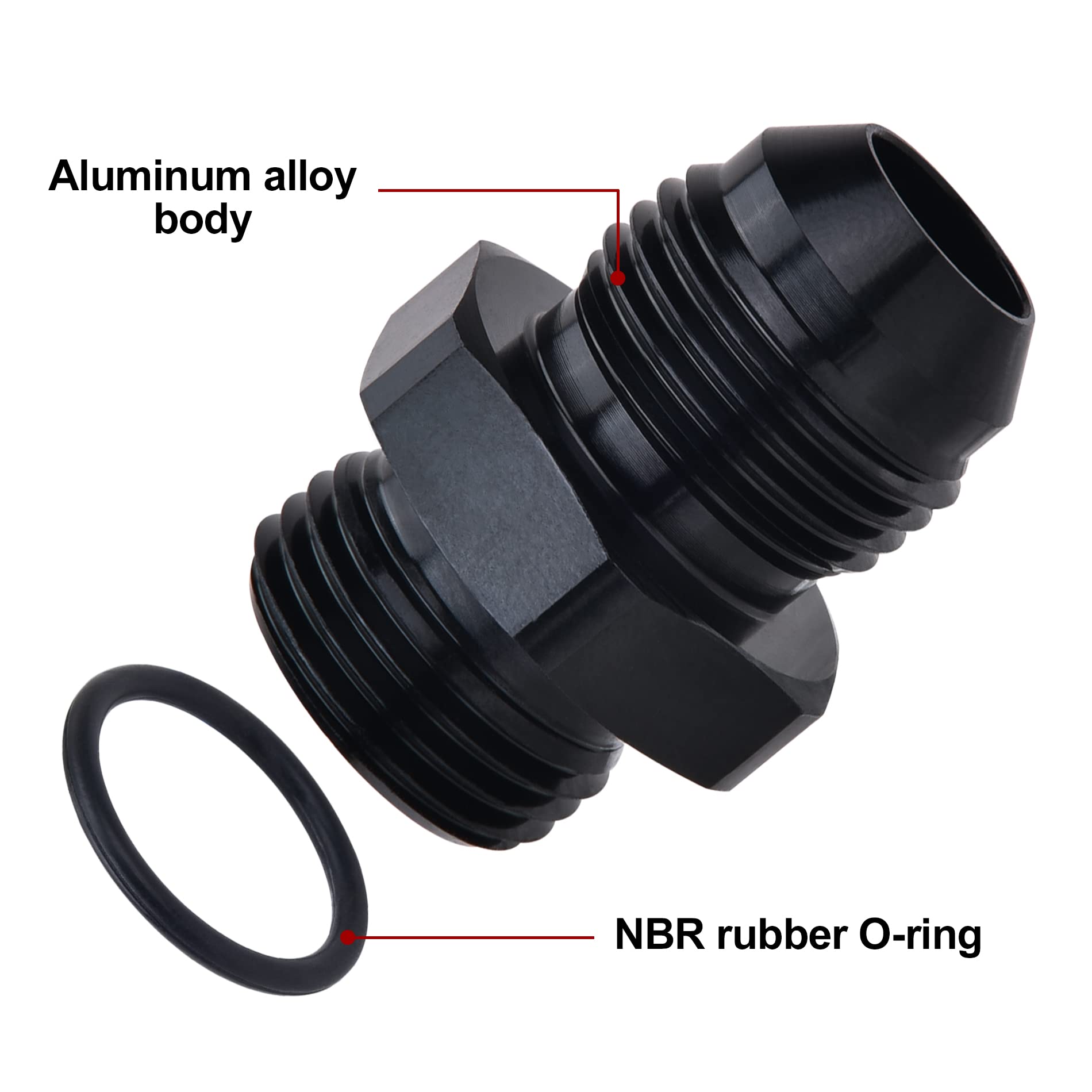 EVIL ENERGY 6061-T6 body with NBR O ring detail in black