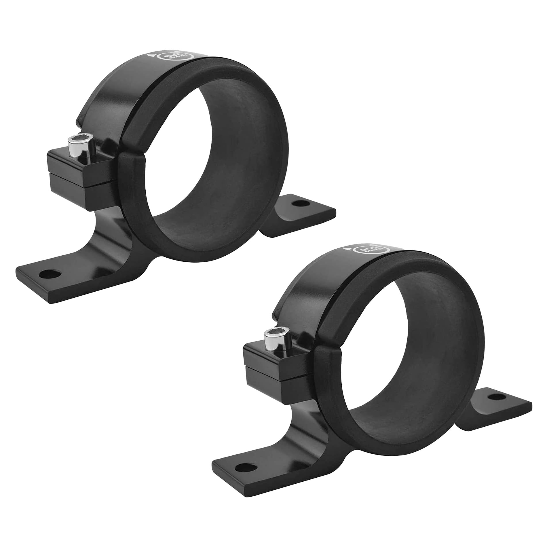EVIL ENERGY 60mm fuel bracket secures filters with vibration damping and scratch protection.