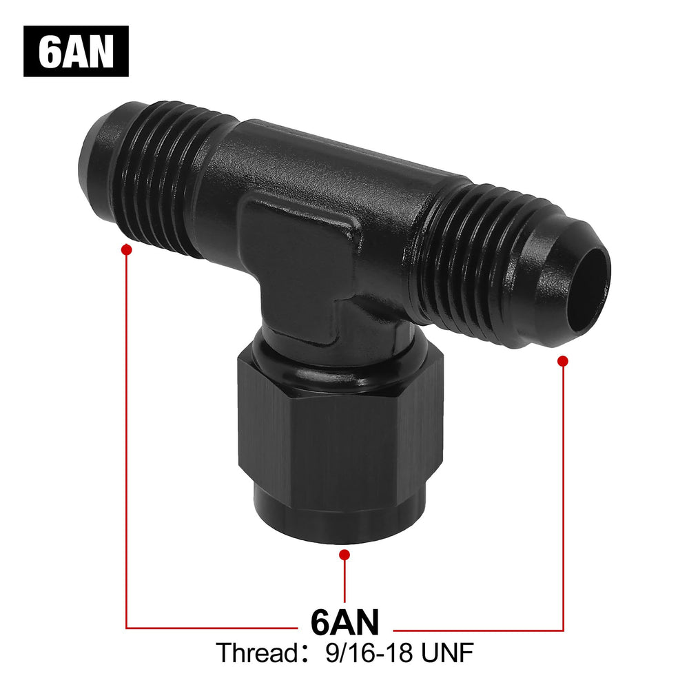 Evil Energy 6AN female swivel side connection enables flexible high-pressure hose routing.