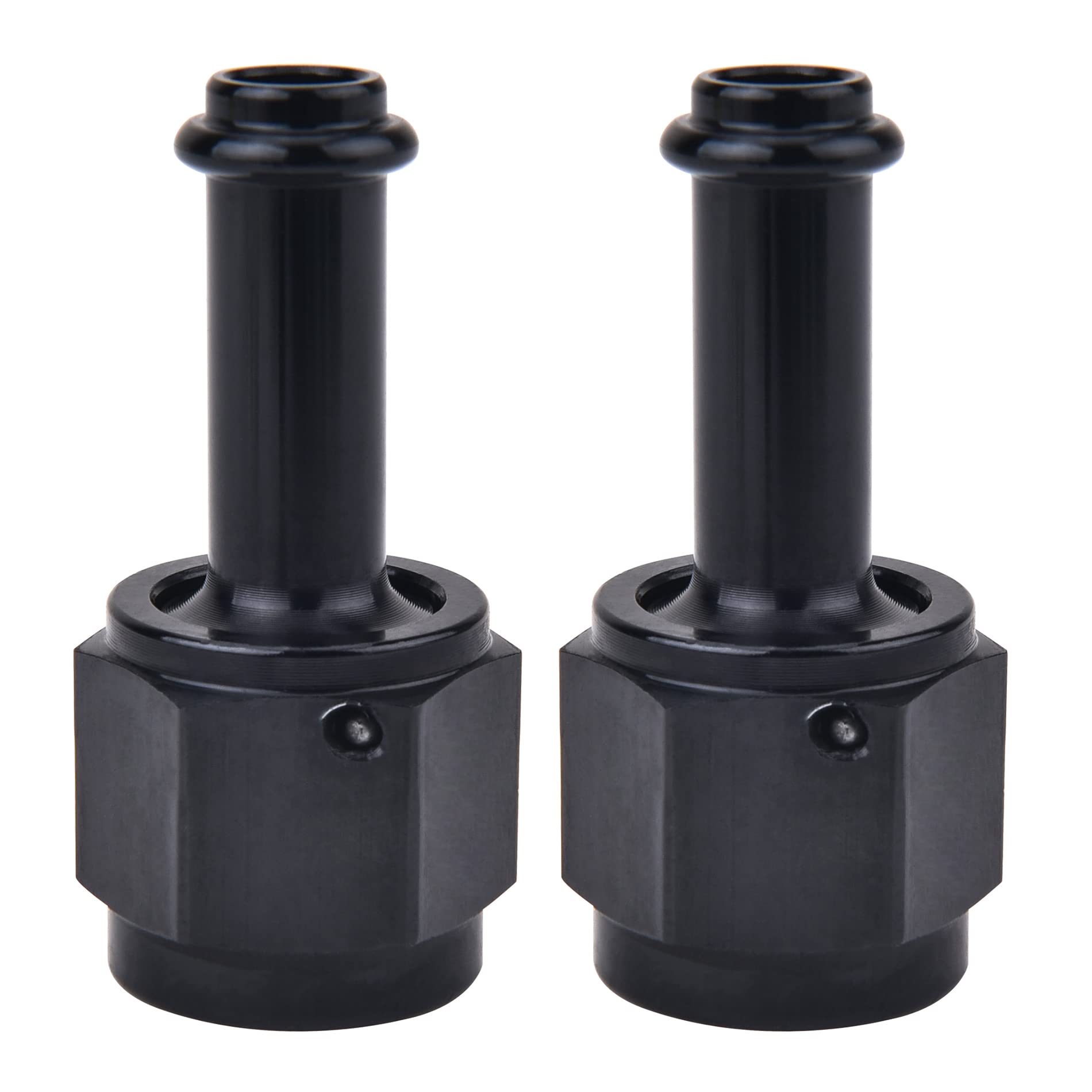 EVIL ENERGY 6AN female to 5/16 barb straight swivel fitting for secure hose connections.