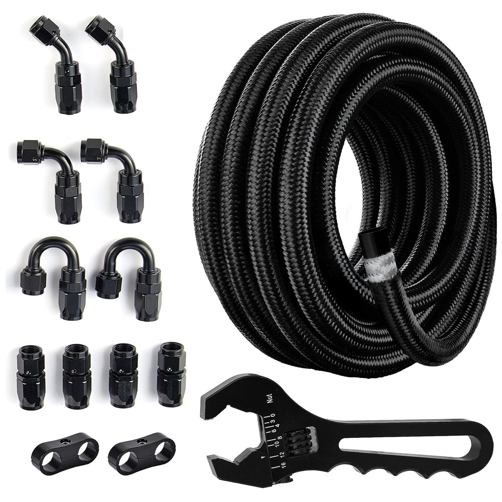 EVIL ENERGY 6AN fuel line kit assembly fittings for versatile connections.