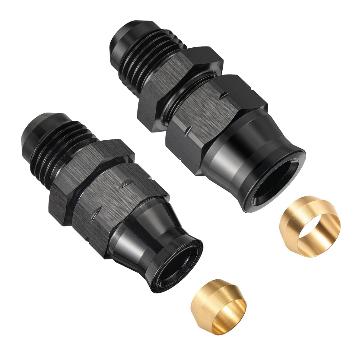 EVIL ENERGY 6AN flare to 3/8 hardline connection supports fuel system reliability.