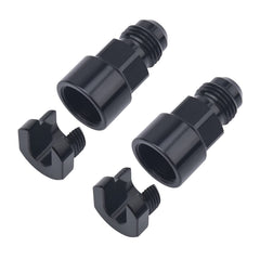 EVIL ENERGY 6AN EFI fuel rail fitting in aluminum alloy, ready for performance installs.
