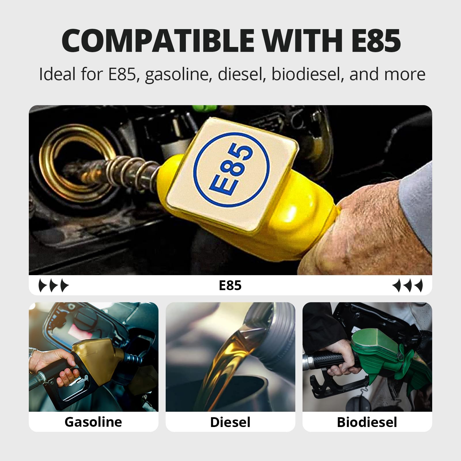 EVIL ENERGY 6AN hose with ID 5-16 and OD 0-45.