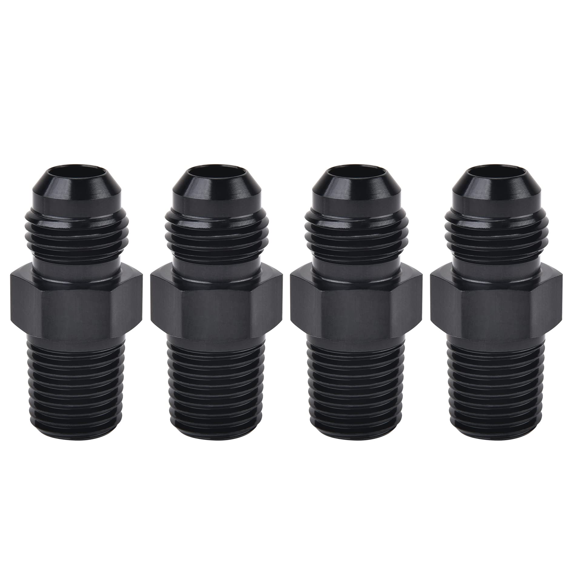 EVIL ENERGY 6AN to 1/4in NPT adapter exterior view highlights rugged aluminum construction.