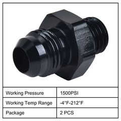 EVIL ENERGY 6AN to M12x1.5mm adapter assembly fitment in install-ready configuration