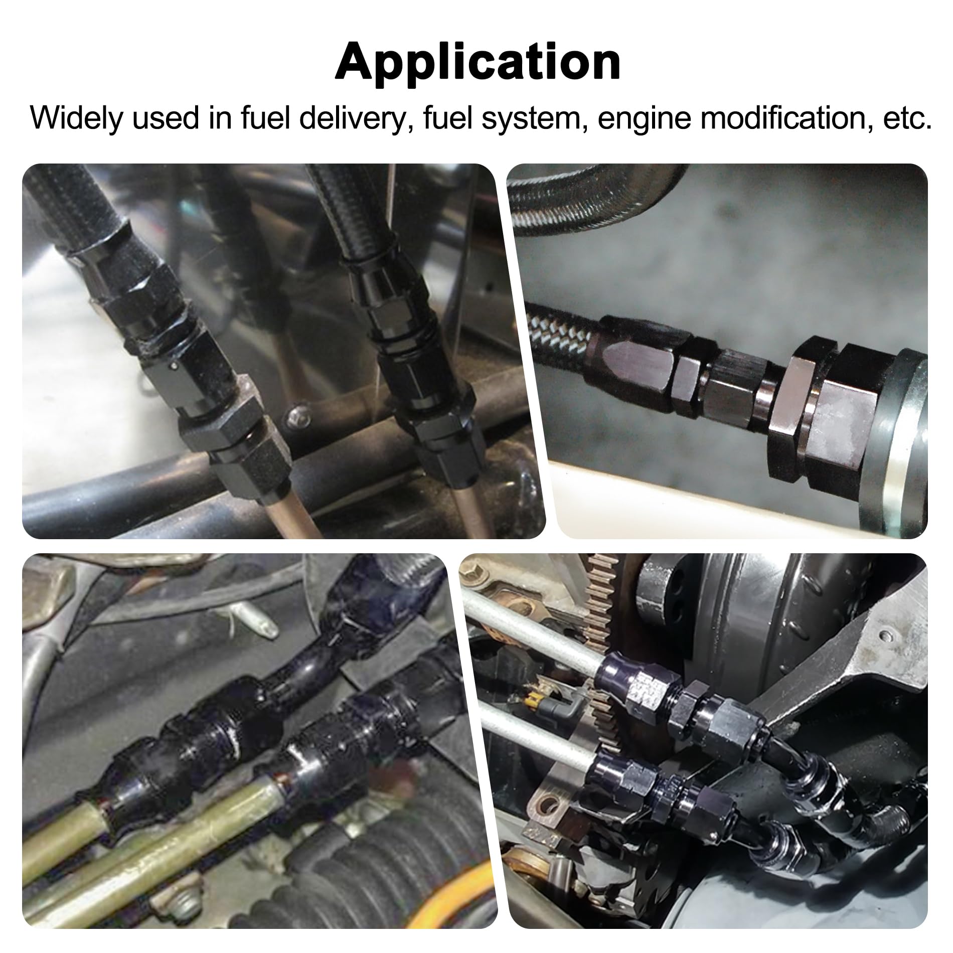 EVIL ENERGY 8AN two-pack fitting ready for engine modification projects