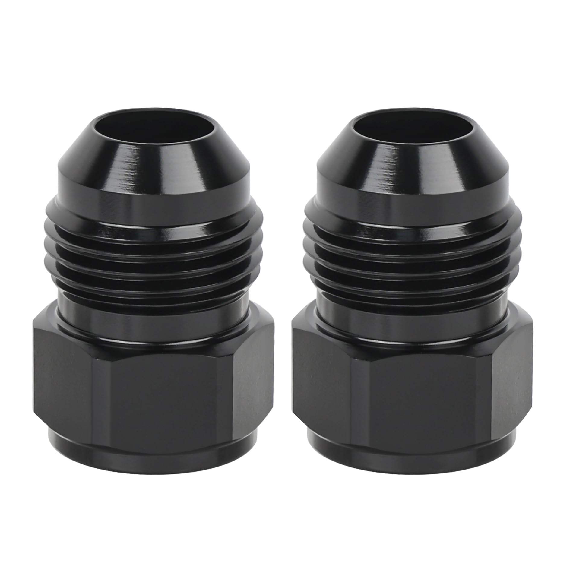 EVIL ENERGY 8AN to 10AN flare reducer adapter in compact aluminum for secure connections.
