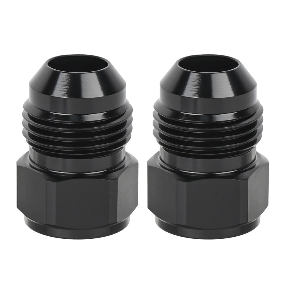 EVIL ENERGY 8AN to 10AN flare reducer adapter in compact aluminum for secure connections.