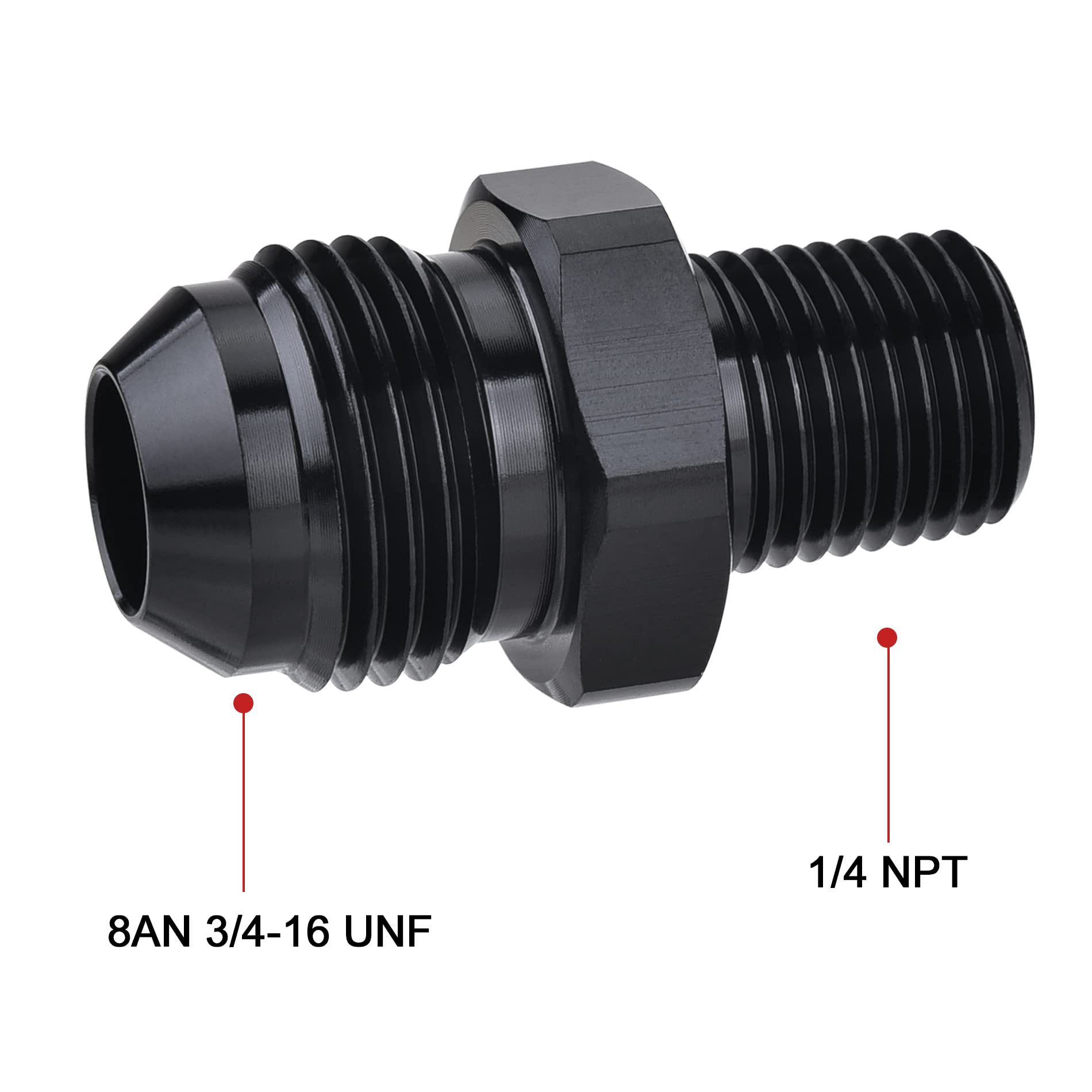 EVIL ENERGY flare side with 37-degree seal for precise connections